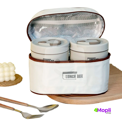 Lunch Box Premium – Lonchera Térmica de Acero Inoxidable y Antiderrames