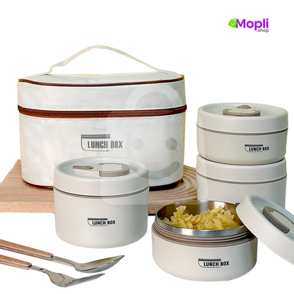 Lunch Box Premium – Lonchera Térmica de Acero Inoxidable y Antiderrames