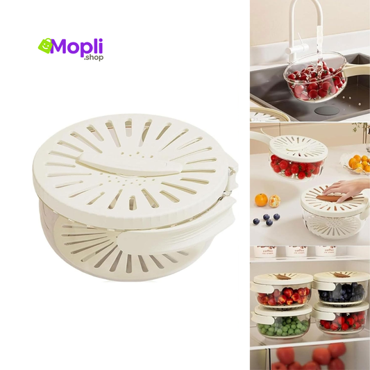 Escurridor de frutas y verduras plegable – Práctico colador de cocina