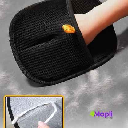 Guantes removedores de pelo para mascotas (Pack 2) — Limpieza fácil de sofá, cama y coche