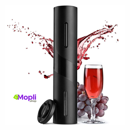 Sacacorchos eléctrico de un botón – Abre tu vino sin esfuerzo